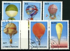 Saint Thomas et îles du Prince 1979 Mi. 619-624 Oblitéré 100% histoire de l'avi