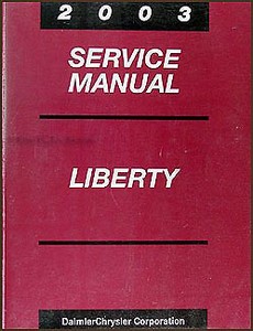 2003 Jeep Liberty Service Manual Oem Factory Dealer Repair Shop Book