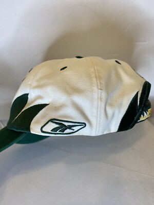 Vintage 90s Green Bay Packers Reebok Sharktooth Hat Super Bowl