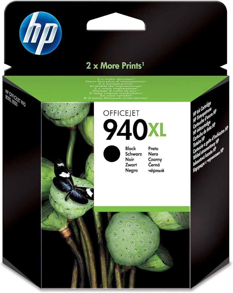 GENUINE AUTHENTIC HEWLETT PACKARD HP 940XL BLACK INK CARTRIDGE C4906AE
