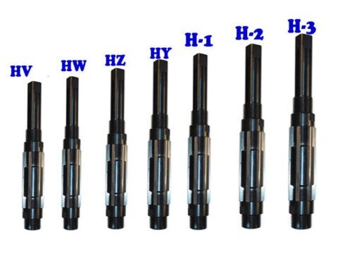 "JUEGO DE HV-H3 DE ESMERADOR MANUAL AJUSTABLE JUEGO DE 7 PIEZAS 6.35 MM-11.90 MM (1/4""-15/32") - Imagen 1 de 3