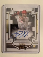 2023 Topps Tier One Donny Sands Break Out Autograph RC Auto /299 #BOADS Card