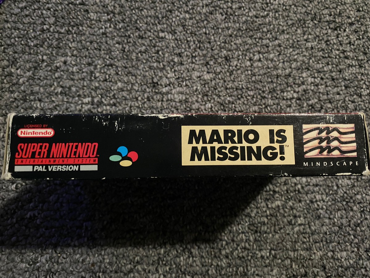 Mario is Missing! For SNES/Super Nintendo. Complete inc Rare Mario is Missing! For SNES/Super Nintendo. Complete inc Rare