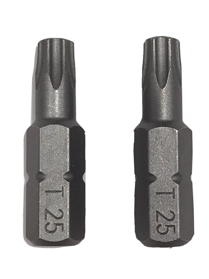 T25 Wiha Brand Torx Bit 1/4 Inch Drive 2 Pack - Image 2 of 4