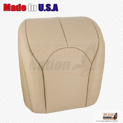 Front Bottom PERF Leather Cover Tan For 1996 1997 1998 1999 Mercedes SL500 SL600 - Picture 3 of 6