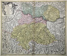 Oberösterreich Original Kupferstich Landkarte Homann 1760