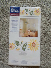 NEW Plaid Stencil Decor Borders Sunflower Stencil Kit NIP