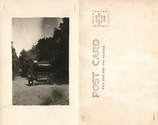 OLD AUTO ANTIQUE REAL PHOTO POSTCARD RPPC