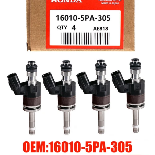 4PCS GENUINE OEM FUEL INJECTORS 16010-5PA-305 FOR ACCORD CR-V CIVIC 1.5L TURBO - Picture 2 of 8