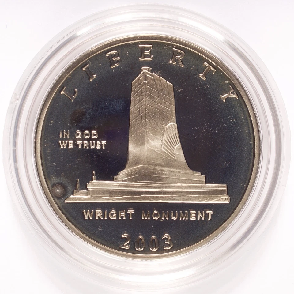 2003 First Flight Centennial Commemorative Proof Clad Half Dollar - Image 2 of 3