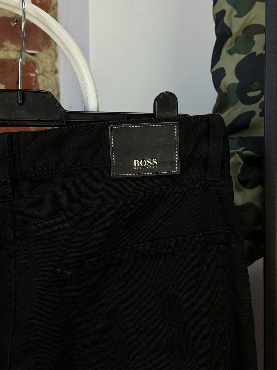 Men's HUGO BOSS Arkansas 1 Vintage Black Jeans Pants Size Men's HUGO BOSS Arkansas 1 Vintage Black Jeans Pants Size