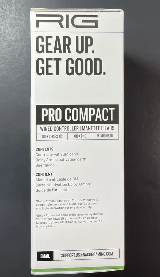 RIG Nacon PRO Compact Wired Controller for XBOX / PC [ BLACK ] NEW - Image 4 of 4