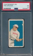 1910 T206 PIEDMONT 350/25 TRIS SPEAKER RC PSA 1.5 HOF ROOKIE