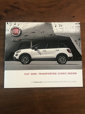 2021 FIAT 500X  12-page Original Sales Brochure (small)