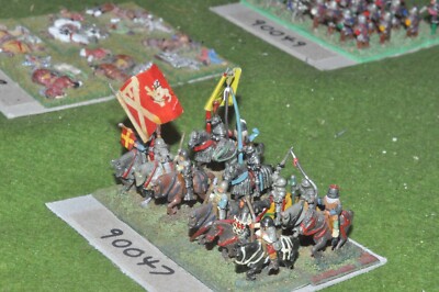 15mm Mittelalter / Generikum - Men at Arms 12 Figuren - Cav (90047)