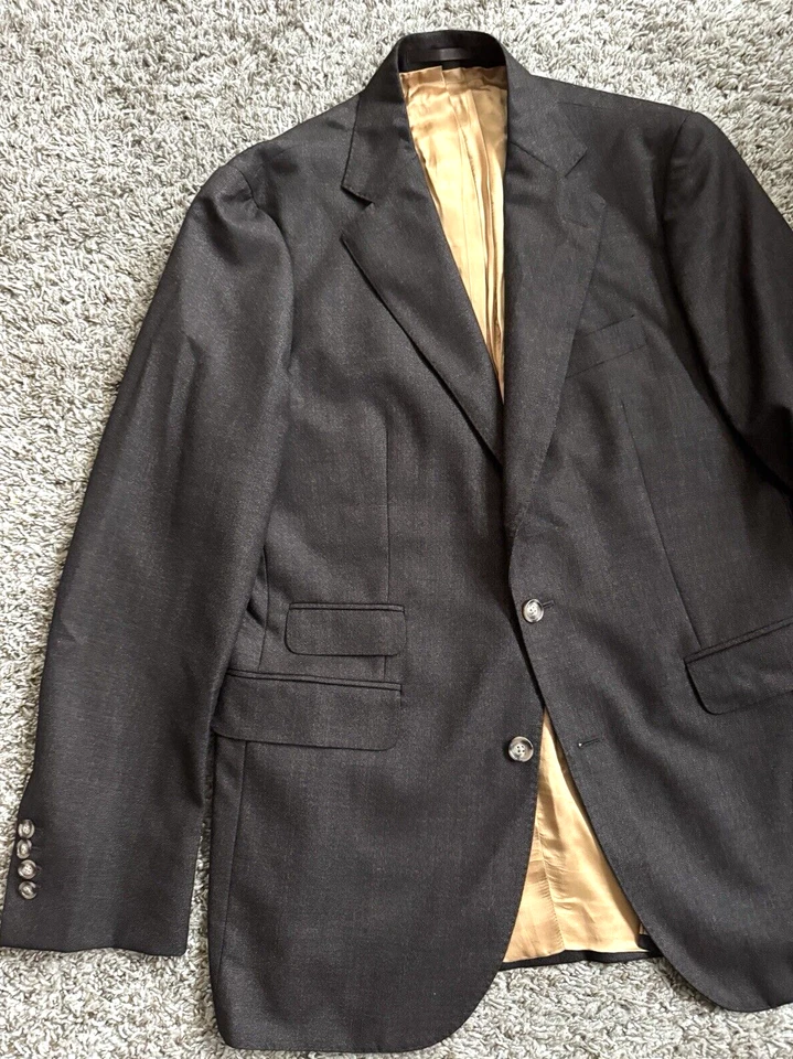 Oliver Wicks Custom Suit Vitale Barberis 21 micron 40R - 34W x 32L Working Cuffs - Image 2 of 4