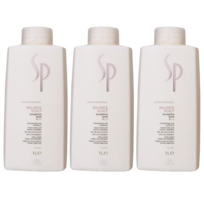 Wella SP Balance Scalp 3 x 1000 ml Shampoo Set