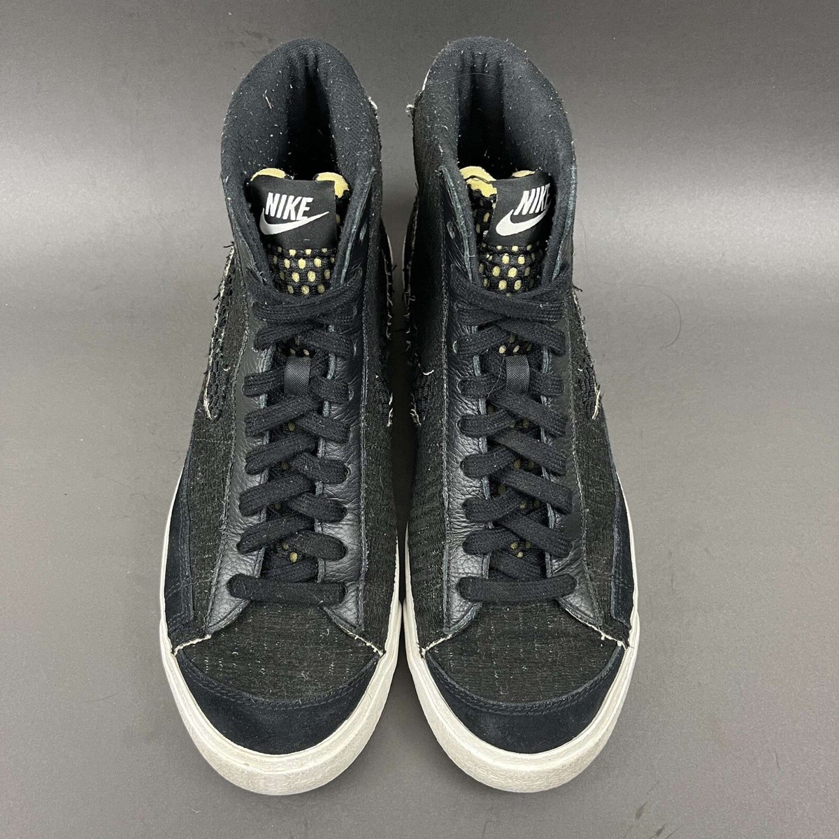Nike By You ID Blazer Mid 77 Black White Shoes DJ4859-991 