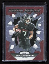 Bijan Robinson 2023 Panini Prizm #PB-8 Prizm Break Atlanta Falcons Football Card