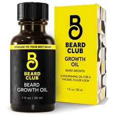 Beard Growth Serum with Castor, Coconut & Avocado for Fuller Beard