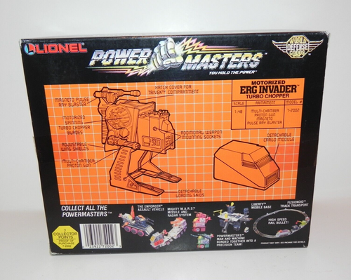 Lionel ~ POWER MASTERS Motorized ERG INVADER TURBO CHOPPER - New & Free Ship! - Picture 3 of 9