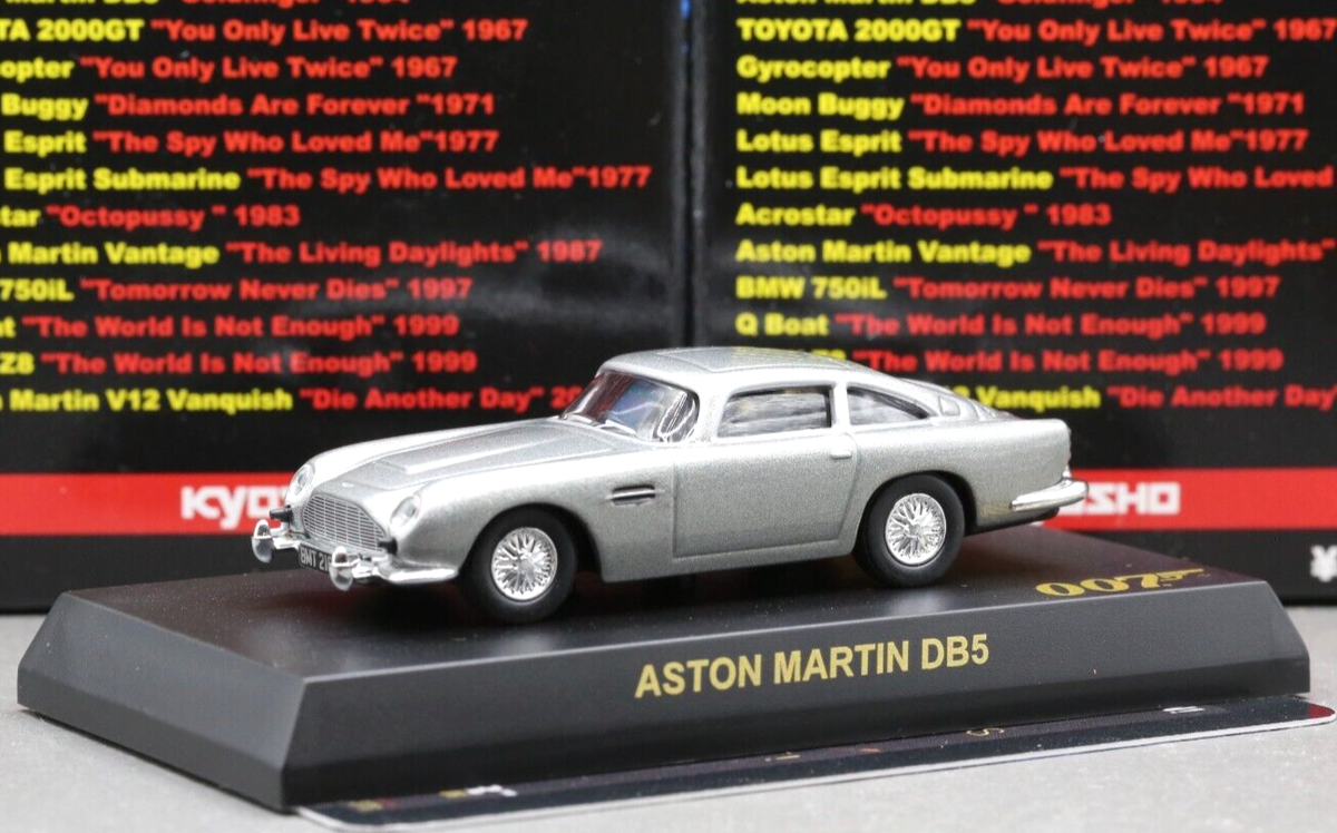 Kyosho 1/72 007 James Bond Collection Goldfinger 1964 Aston