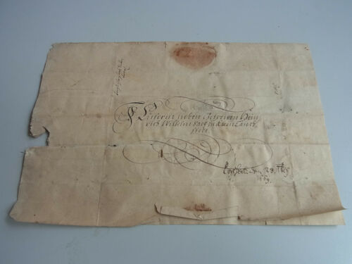 Brief MERSEBURG 1669: Herzog Christian nach Klein-Lauchstädt, Signatur NORICUS - Bild 2 von 12