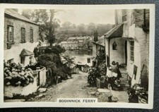 "Bodinnick Ferry" - Senior Service 'Coastwise' 1939 Cigarette Card (Cornwall)