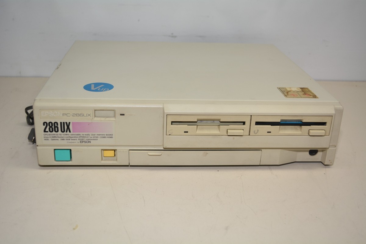 Vintage Epson PC-286UX Computer #W3187 | eBay