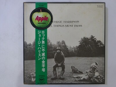 George Harrison All Things Must Pass Apple Records AP-9016C Japan redwax  LP OBI