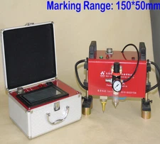 Pneumatic Dot Peen Marking Machine for Metal Surface Marking 150*50mm