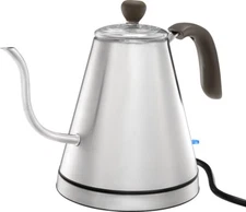 Caribou Coffee Electric Kettle, Stainless Steel, 0.8L (27oz), Tea, Hot Water