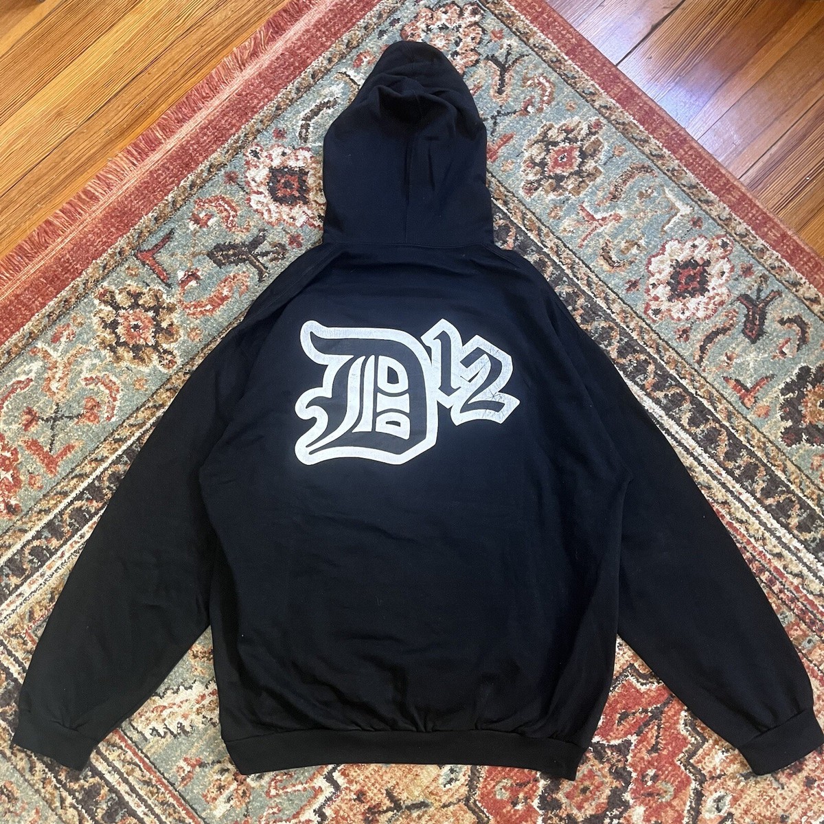 Hard 90s Hoodies Vintage D12 Devils Night Eminem XL Rap Hoodie