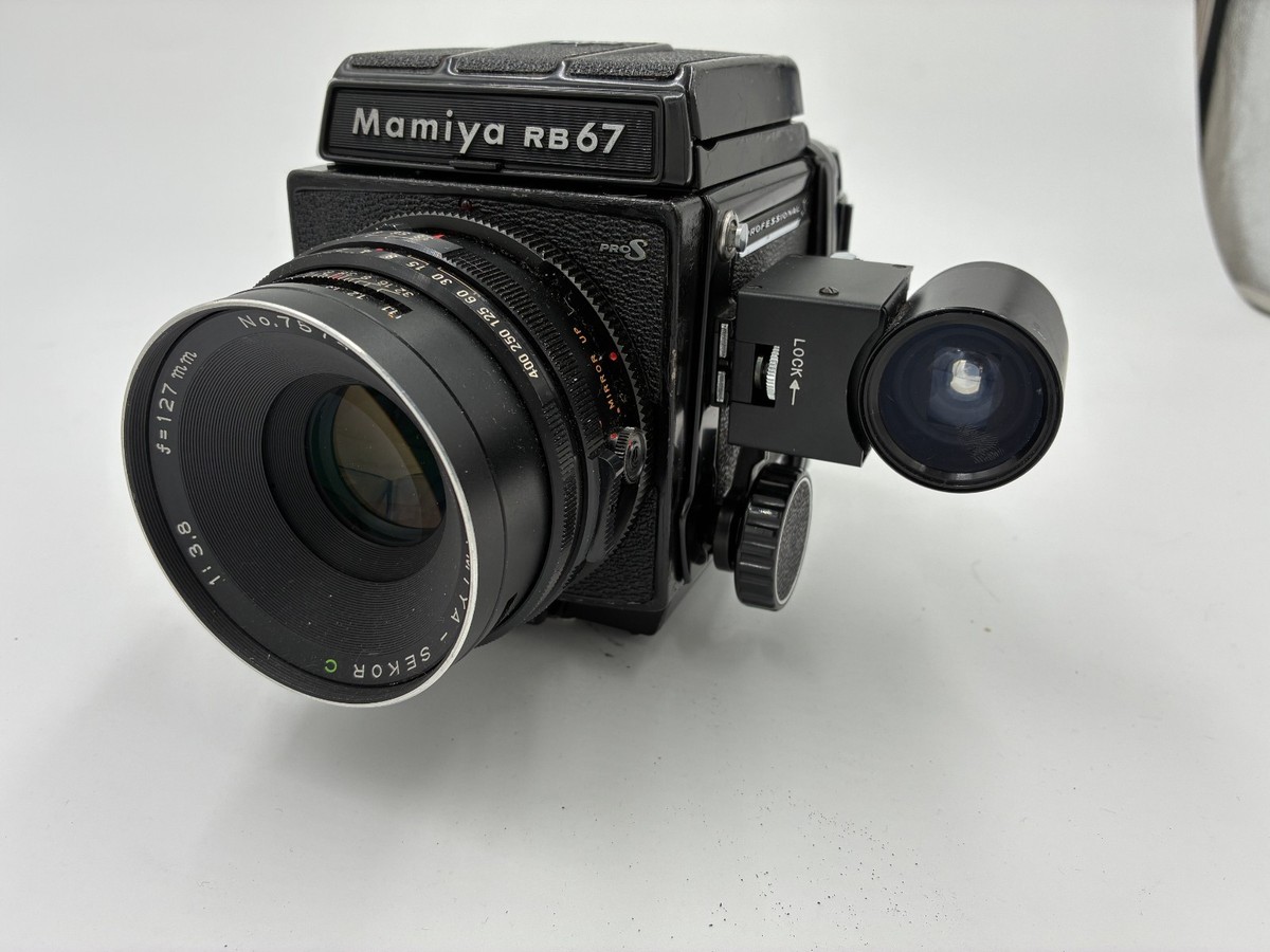 EXC+3] Mamiya RB67 Pro S 6x7 Film Camera + Sekor C 127mm f3.8 Lens