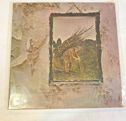 LED ZEPPELIN IV  1971 Vinyl Record LP aka Zoso, Runes, Untitled, Self Titled
