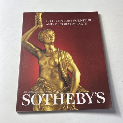 SOTHEBY'S NEW YORK AUCTION CAT. NORTH-7437 19TH C. FURNTURE & DECORATIVE ARTS
