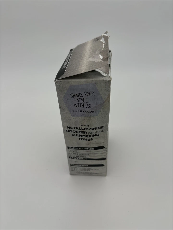 Schwarzkopf Got2b Metallics M72 Dusty Silver Permanent Dye Urban Grey Hair Color - Image 3 of 4