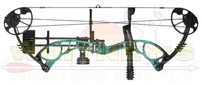 Diamond Edge XT - Right Hand - 20-70lbs - 19''-31'' - Teal Country Roots - A10961