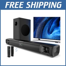 Detachable Soundbar Home Theater - Adjustable Bass, HDMI-ARC