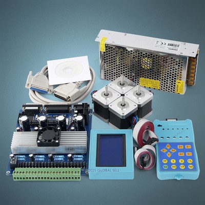 ENGMATE 4 Axis CNC Kit TB6560 Driver HB Nema16 40oz-in Motor 12V PSU For DIY