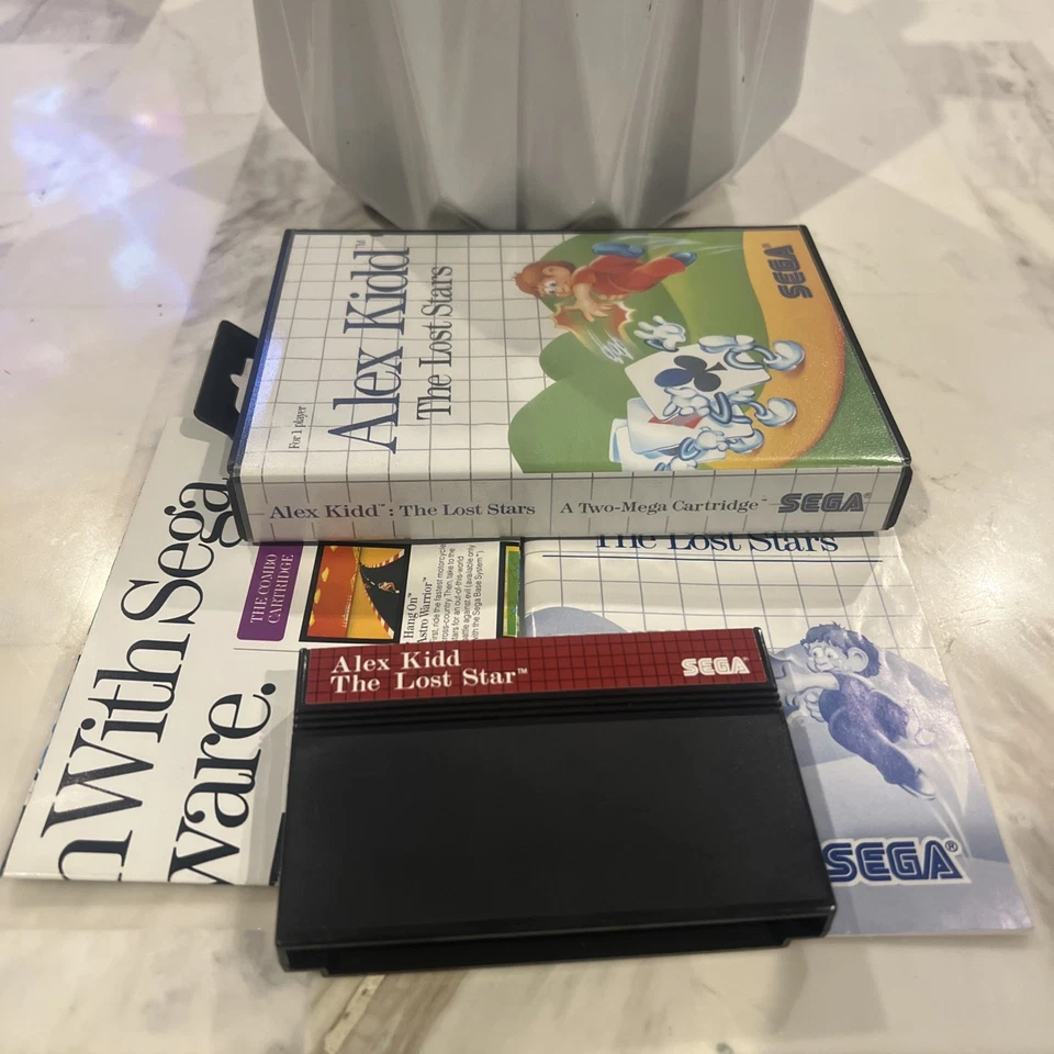 Alex Kidd in Miracle World Sega Master System Contacts Cleaned - Image 2 of 4