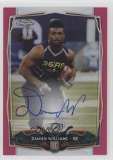 2014 Topps Chrome BCA Pink Refractor Rookie /75 Damien Williams #220 Auto ms9