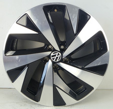 Genuine OEM 2021 2022 Volkswagen ID.4 20" REAR wheel rim VW black & machined