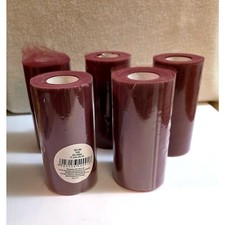 Lot Of Tulle 6" X 40 YD 5 NEW Spools 240 yds wine/burgundy wedding ballet party