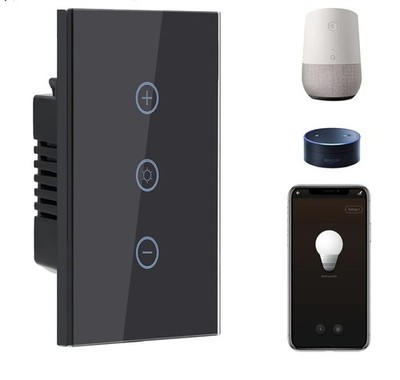 BSEED Smart Dimmer Switch, 2.4GHz WiFi Dimmer Light Switch Works with Alexa & Gg