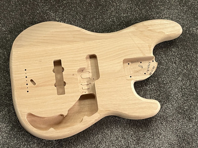 Fender American Ultra II Precision Bass Body Alder BLEM unfinished
