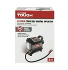 Hyper Tough 12V Cordless Portable Tire Inflator Air Pump w/Digital LCD Gauge 🆕