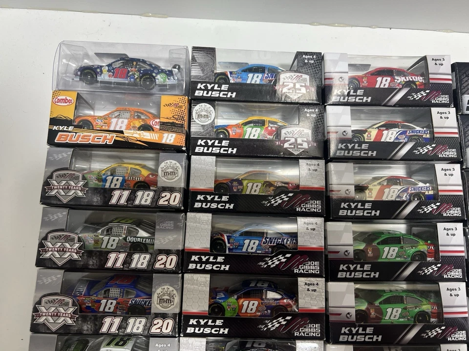 GIANT 52 1/64 Kyle Busch Die Cast Lot 2008-2021 ALL NEW IN BOX (SOME RARE) - Image 2 of 4
