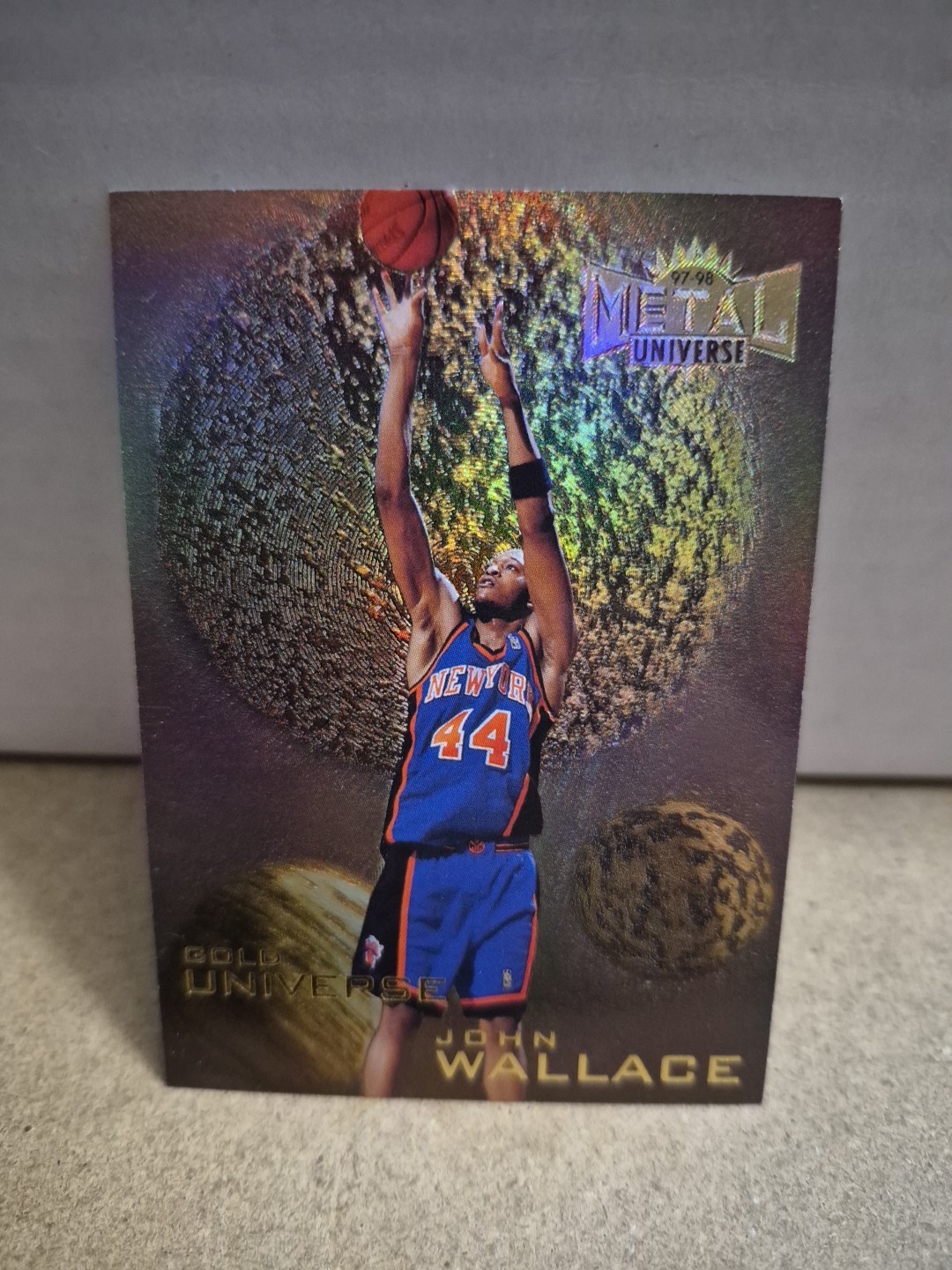 1997 Metal Universe John Wallace Gold Universe #5