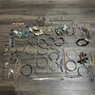 3 Pound Vintage & Modern Fashion Costume Mixed Jewelry Bracelets And Bands Mix